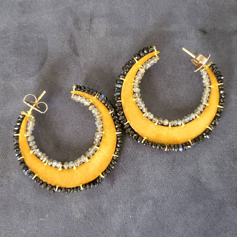 Vanessa Montiel double cosmos hoops